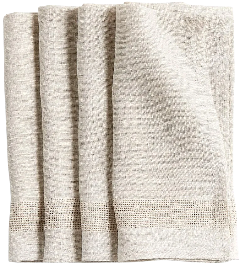 Beige Linen Napkins