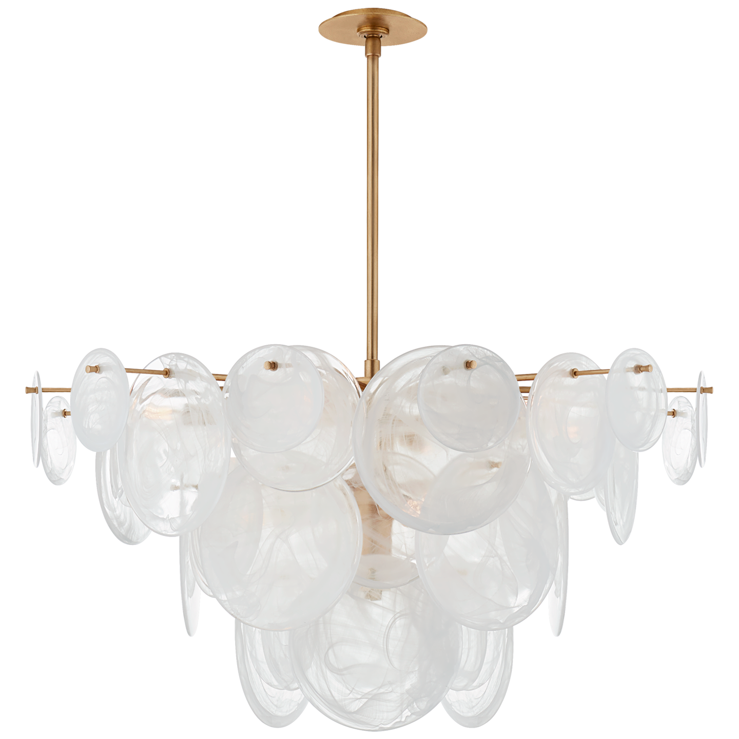 Clear Murano Glass Chandelier