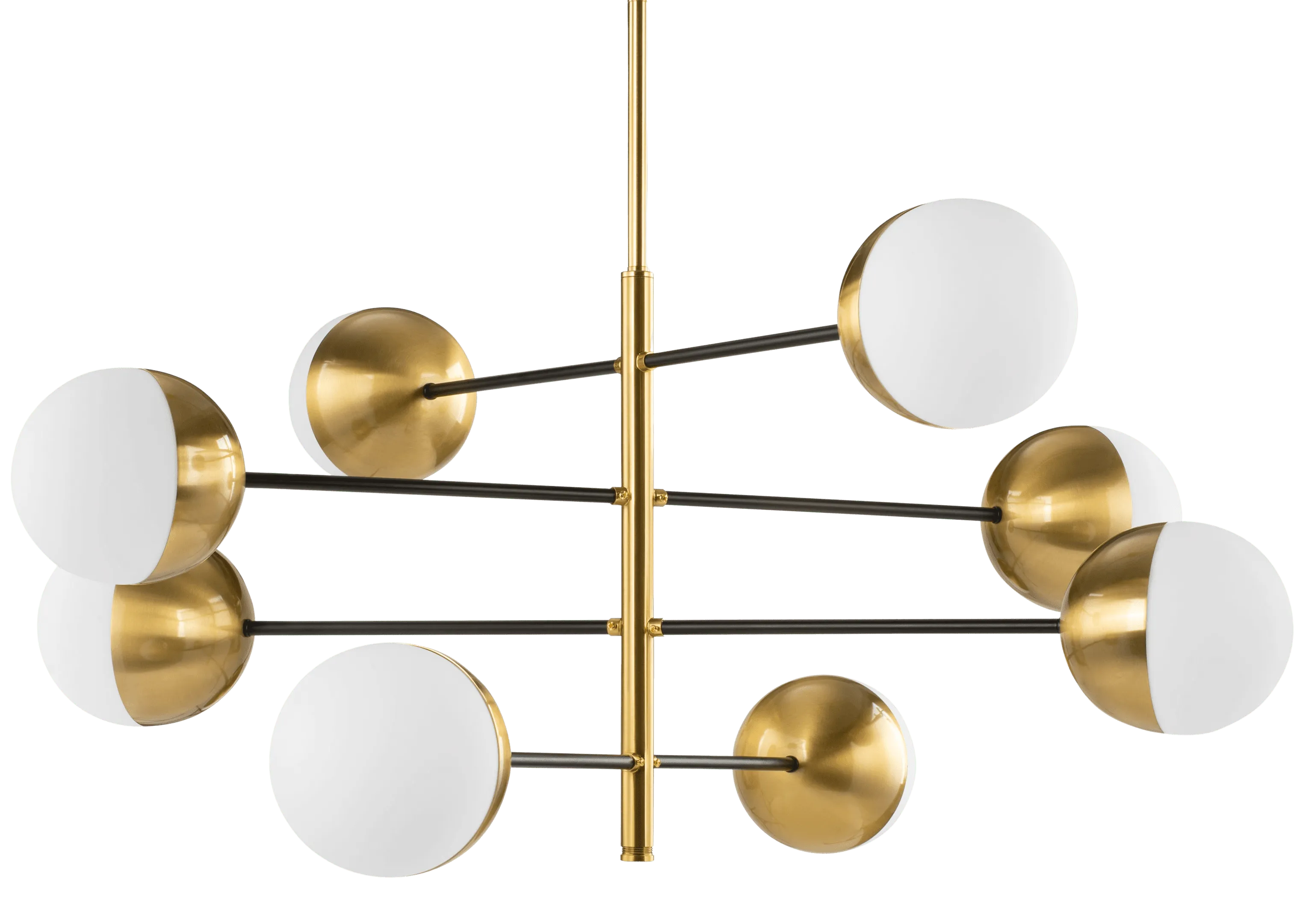 White and Gold Hanging Light