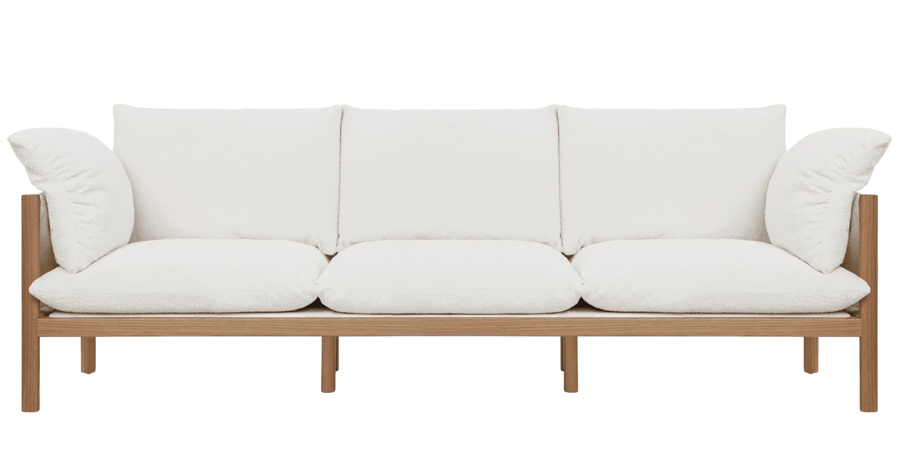 White Upholstered Sofa