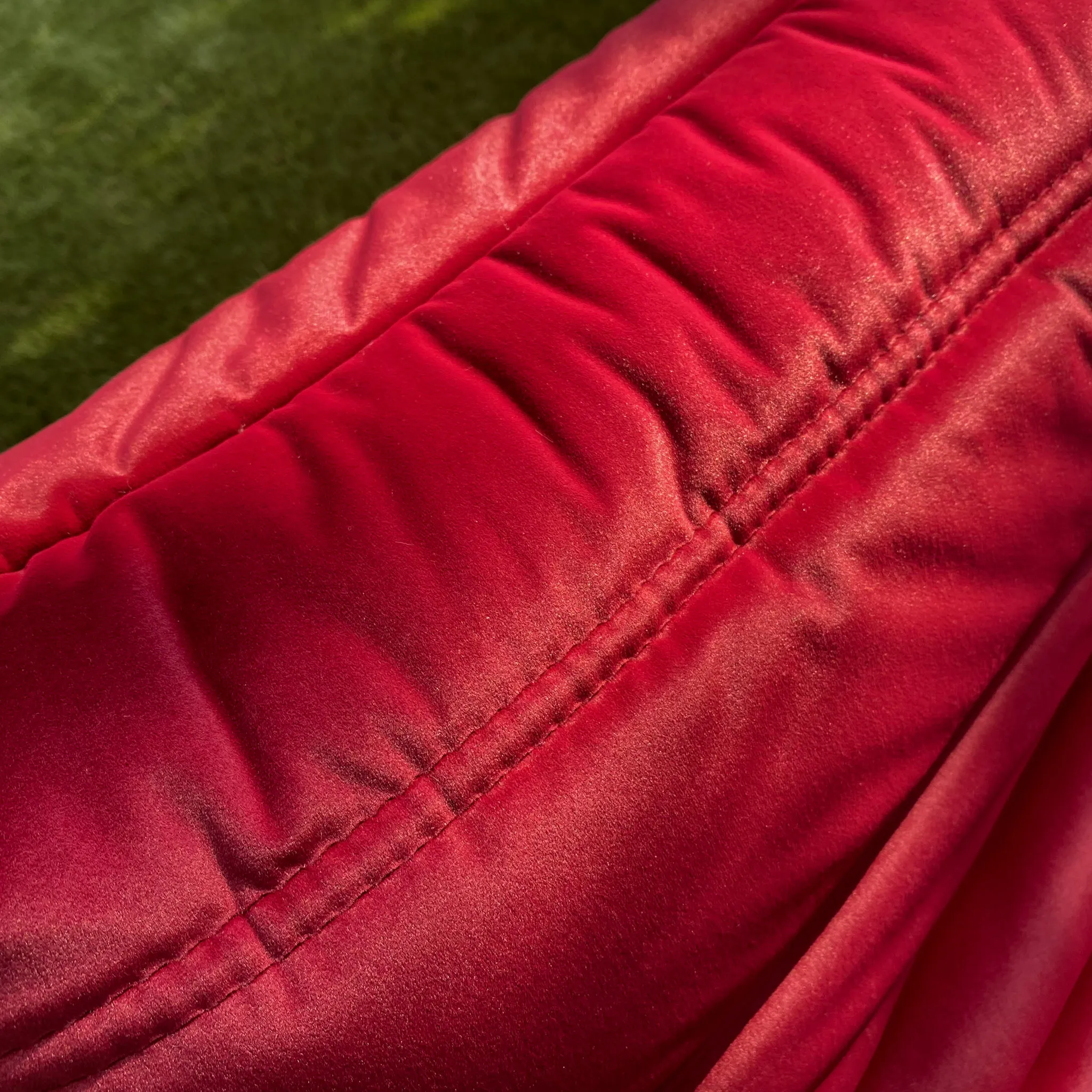 Fabric Closeup: Red Velvet