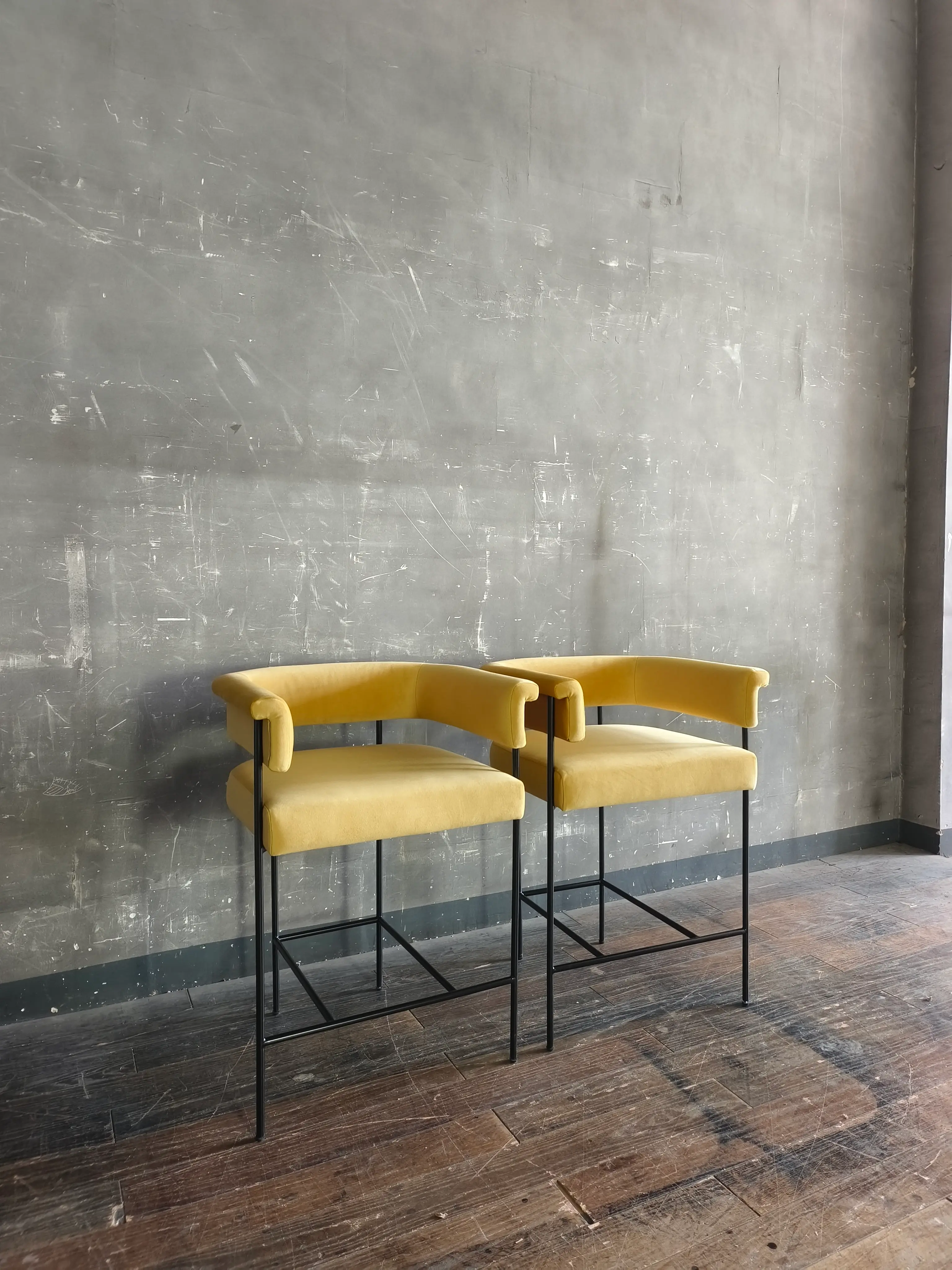 Factory Showcase Upholstered and Metal Chairs