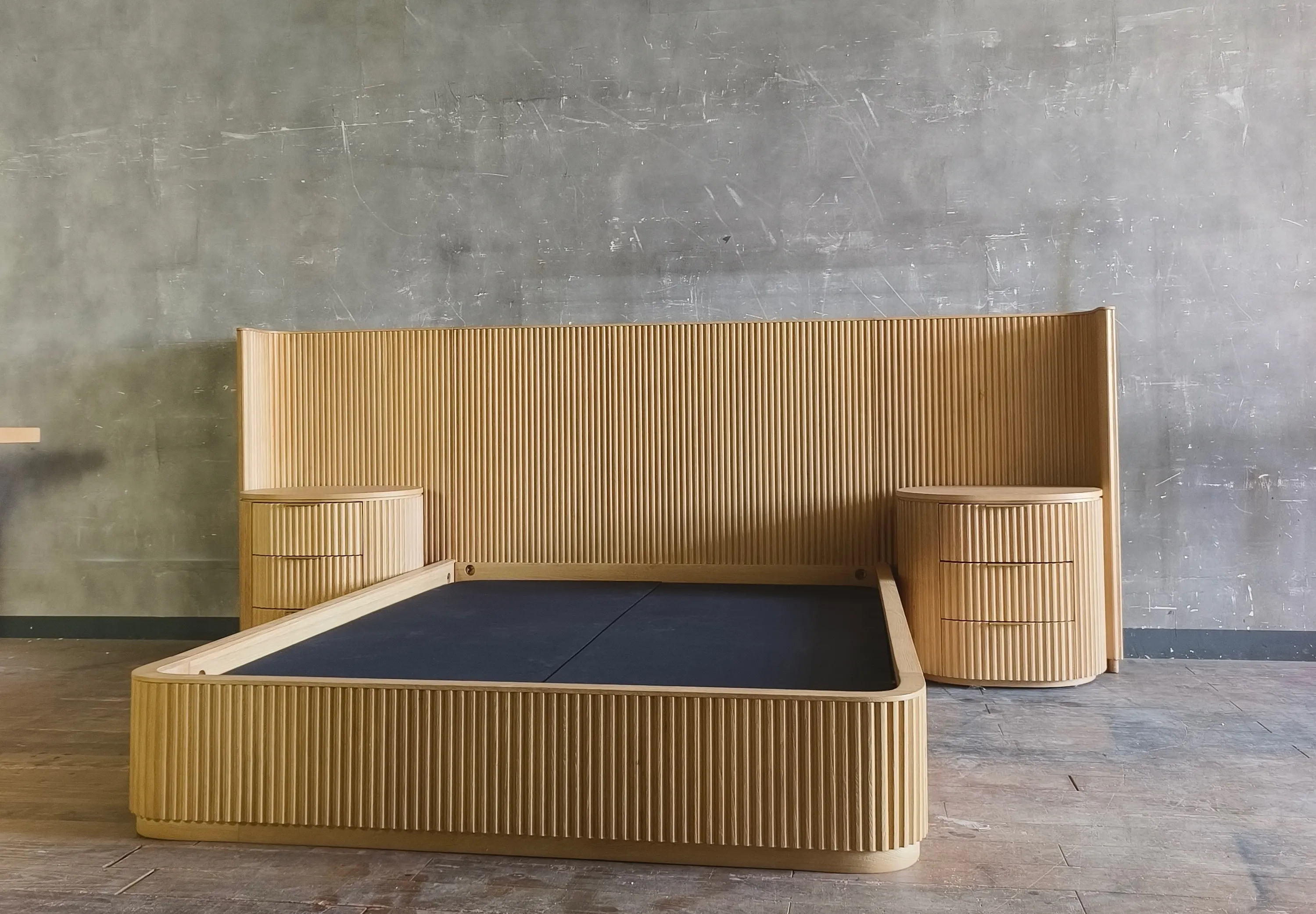 Factory Showcase Wooden Bedframe