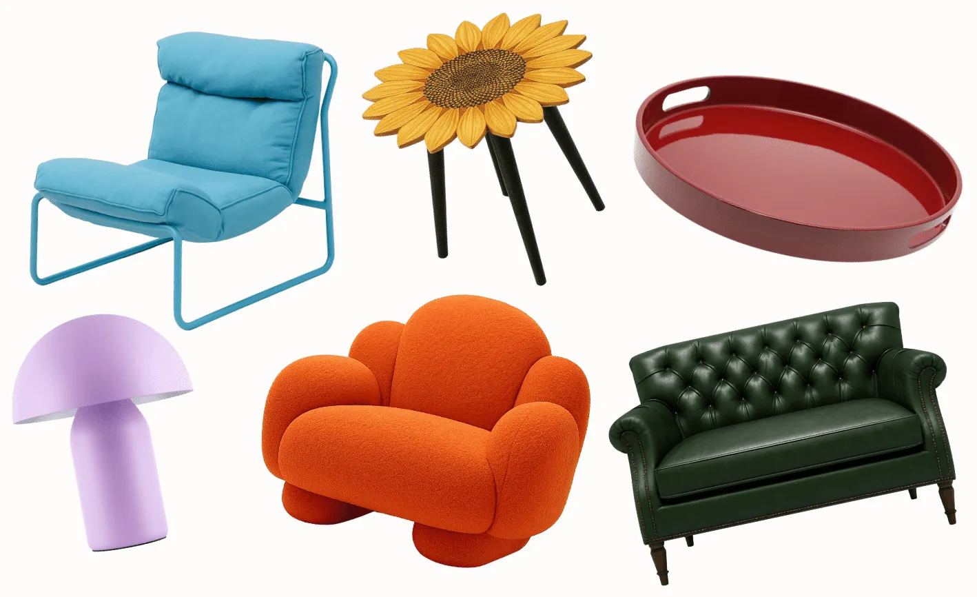 Product design collage